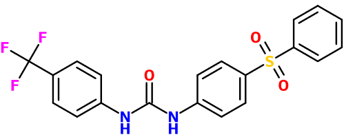 (图片) MC080109 N-[4-(Phenylsulfonyl)Ph]-N'-[4-(CF3)Ph]urea